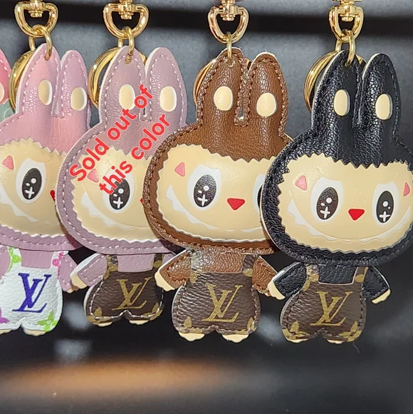 Labubu Leather Keychain - Picture 2 of 7